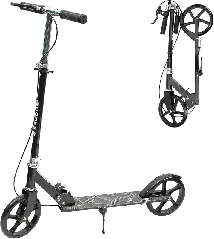 Foldable Scooter for Kids 8-12 & Adults with 8