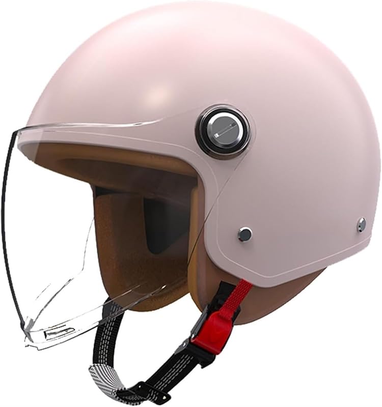 DOT-Approved Retro 3/4 Half Helmet for Dirt Bike, Scooter & Electric B