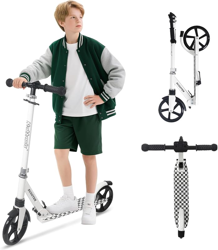 Nattork Kick Scooter for Kids & Adults, 220lb Capacity, 8