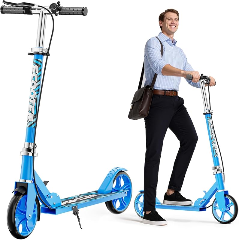 Lightweight Foldable Scooter for Kids 8-12, Teens & Adults with 8