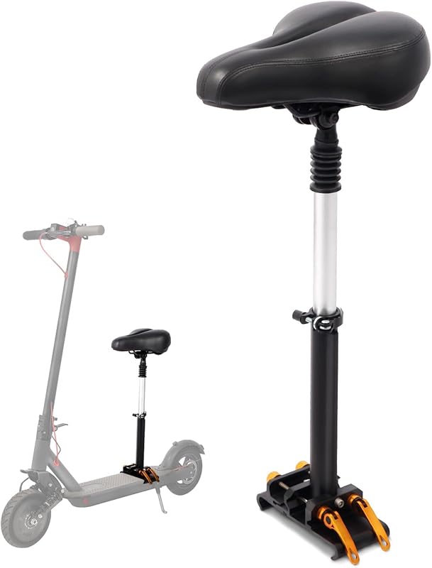 Upgraded Electric Scooter Seat for Xiaomi M365 & Pro – Adjustable Shoc