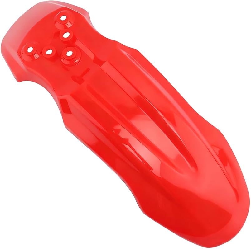 Universal Red Front Wheel Mudguard for 125CC Dirt Bikes, Pit Bikes & T