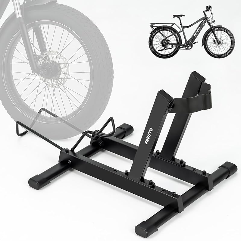 Adjustable Indoor Bike Stand for E-Bikes & Mountain Bikes, Fits 20