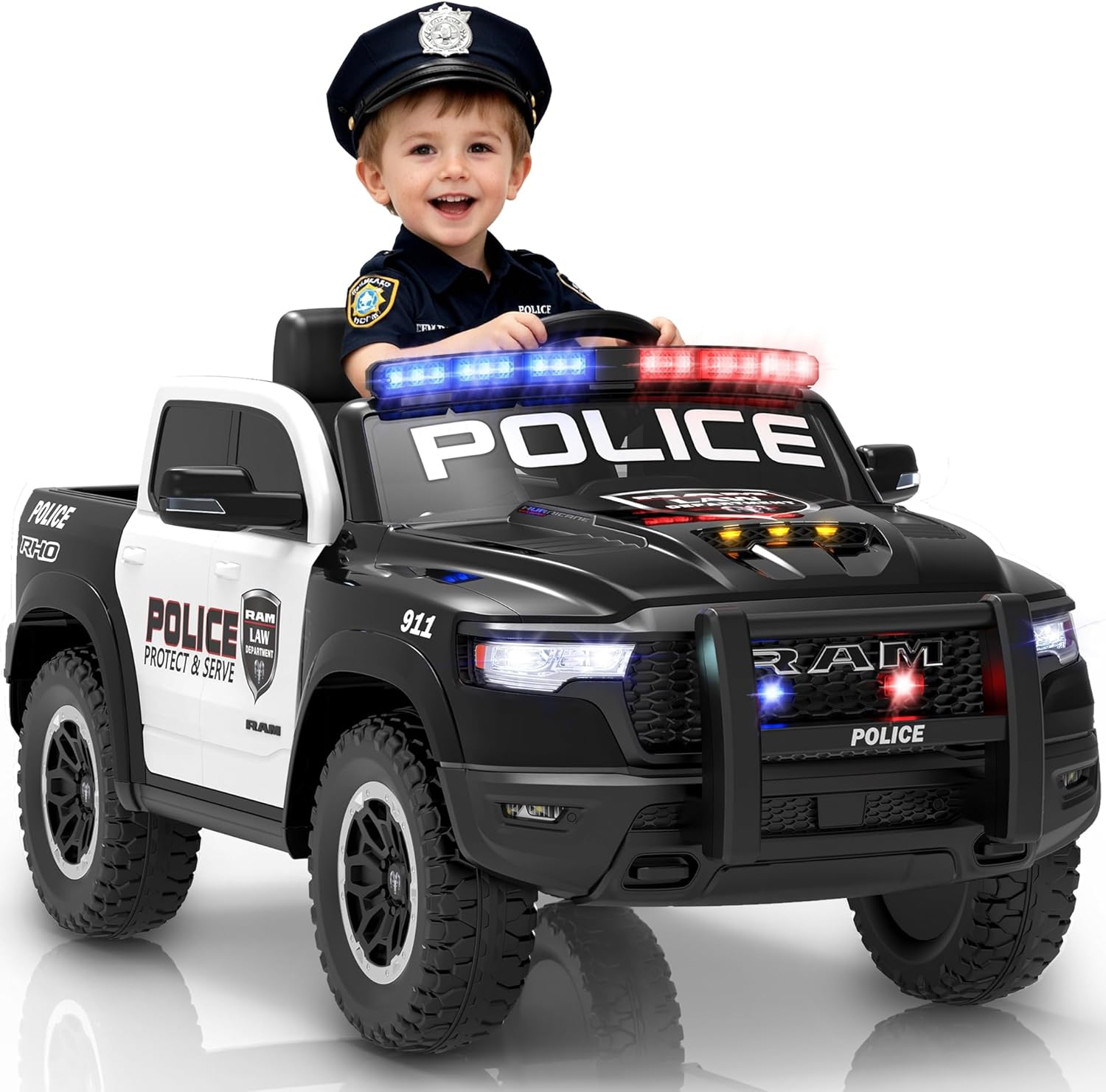 RAM 1500 RHO Police Ride-On Review 2026: Top Licensed 12V Toy with Remote Contro